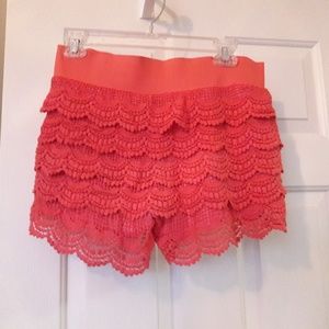 Crochet shorts